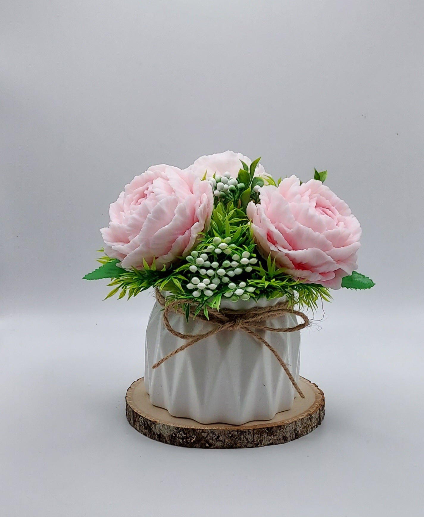 Charming Peony Soap Flowers Bouquet