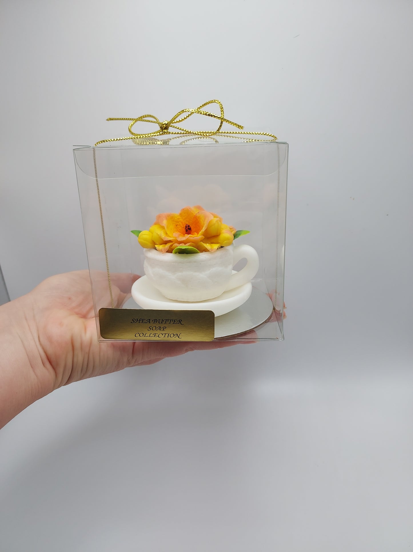 Orchid Blooms Teacup Soap