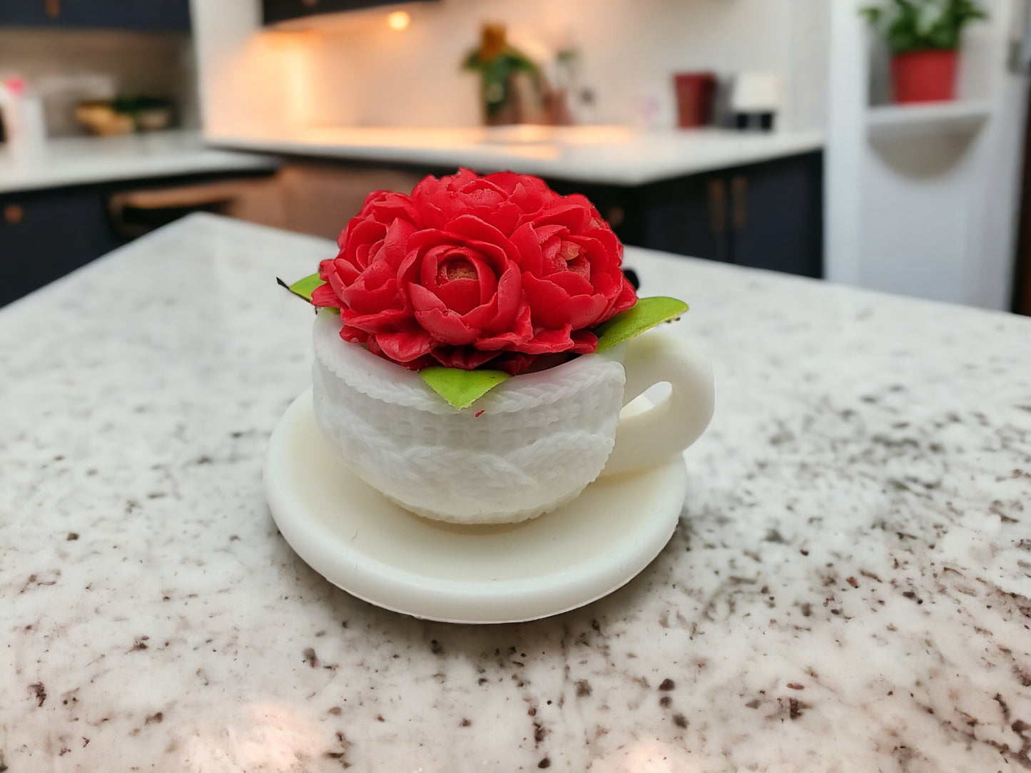 Peonies Soap Cup