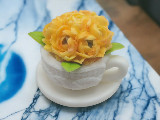 Peonies Soap Cup