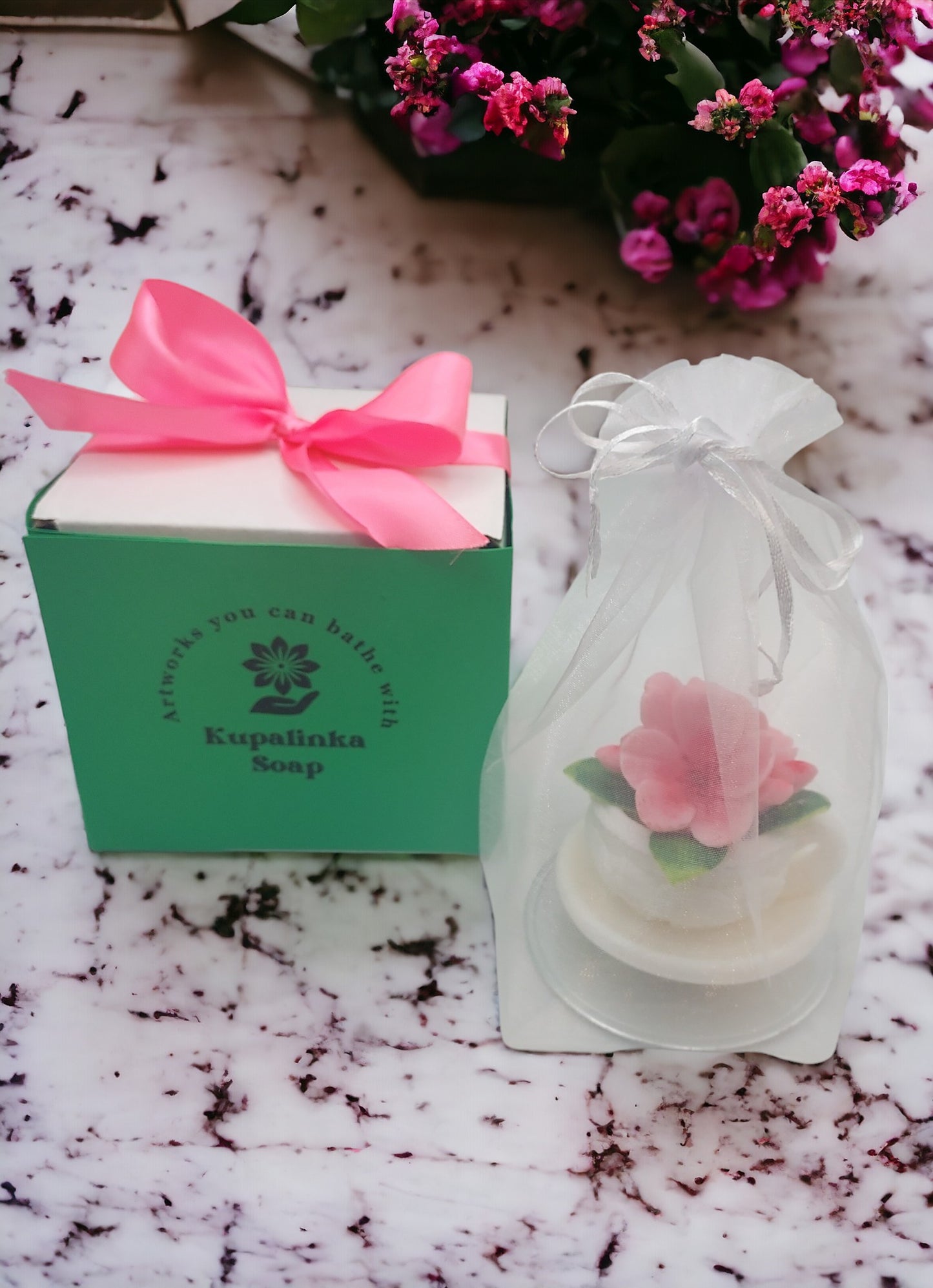 Cherry Blooming Soap Cup