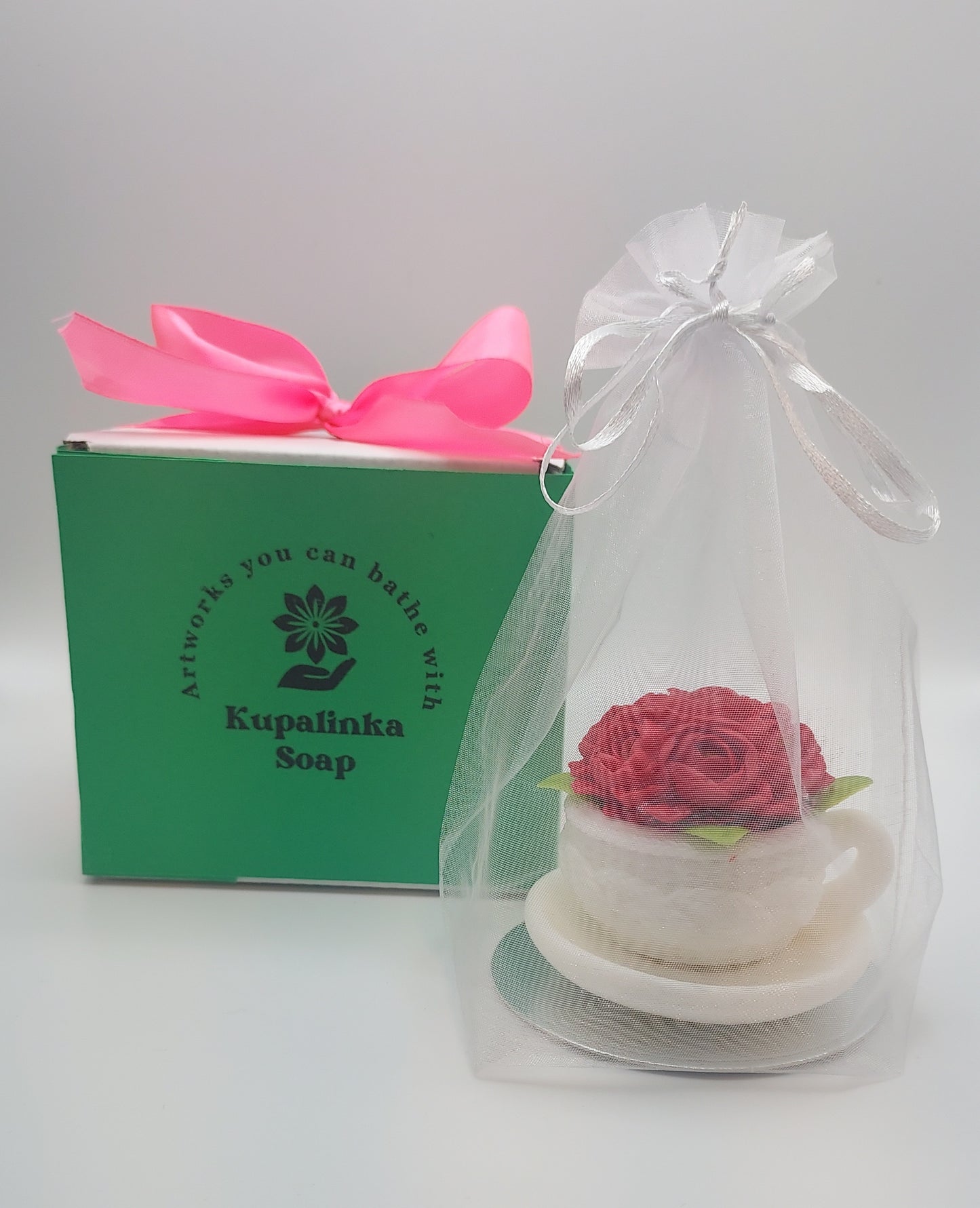 Peonies Soap Cup