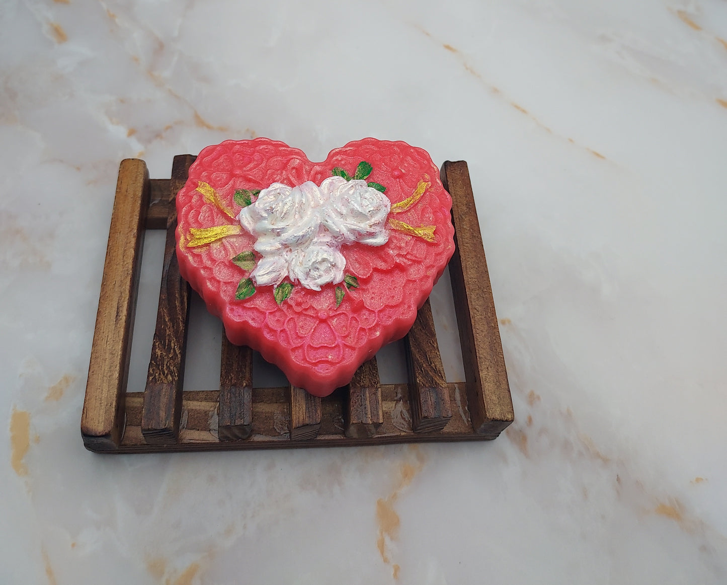 Heart's Embrace- Handcrafted Heart-Shaped Soap