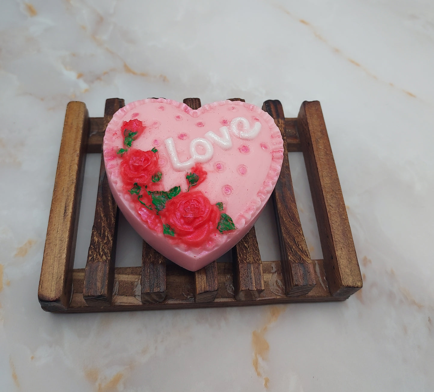 Heart's Embrace- Handcrafted Heart-Shaped Soap