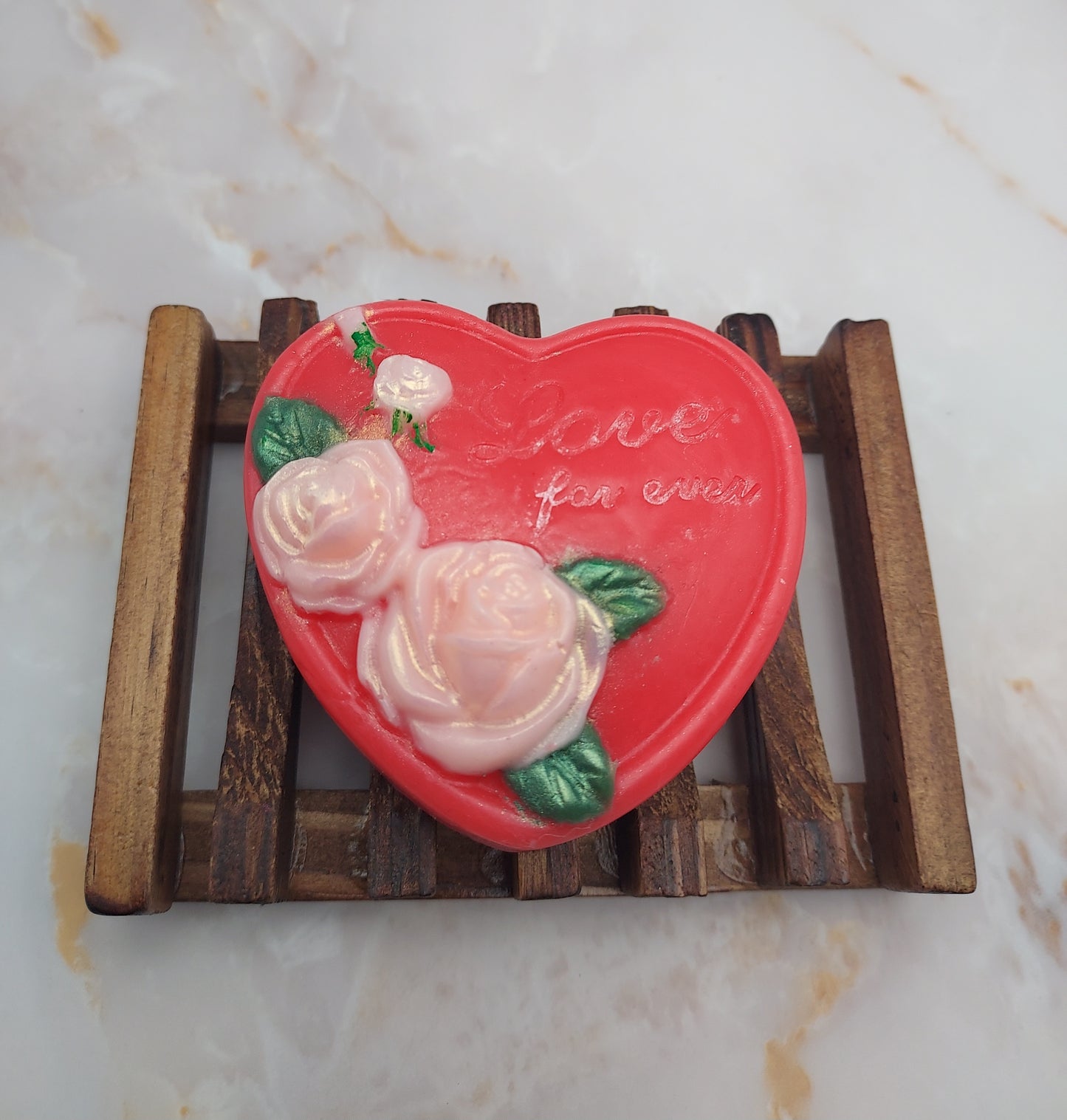 Heart's Embrace- Handcrafted Heart-Shaped Soap