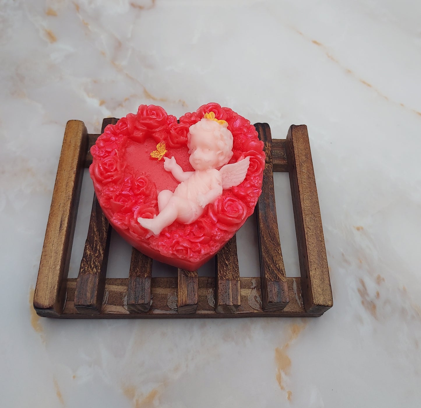 Heart's Embrace- Handcrafted Heart-Shaped Soap