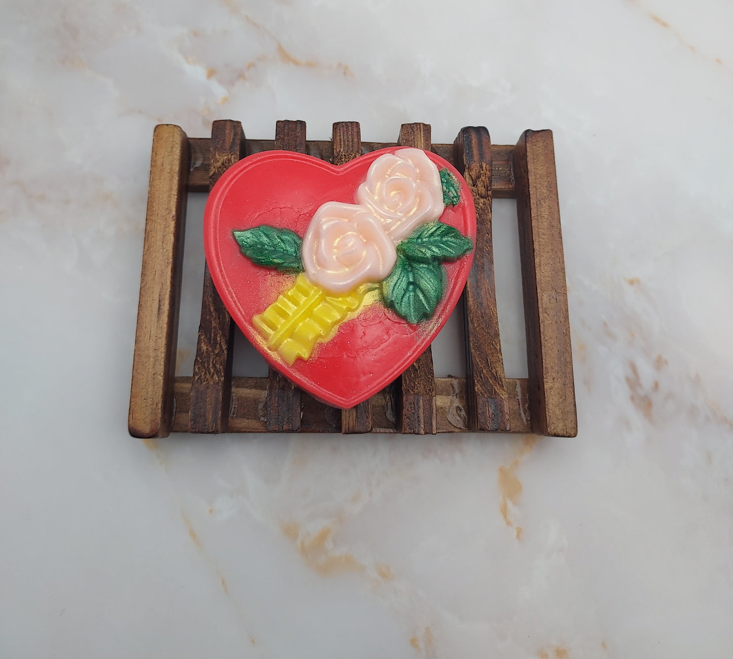 Heart's Embrace- Handcrafted Heart-Shaped Soap