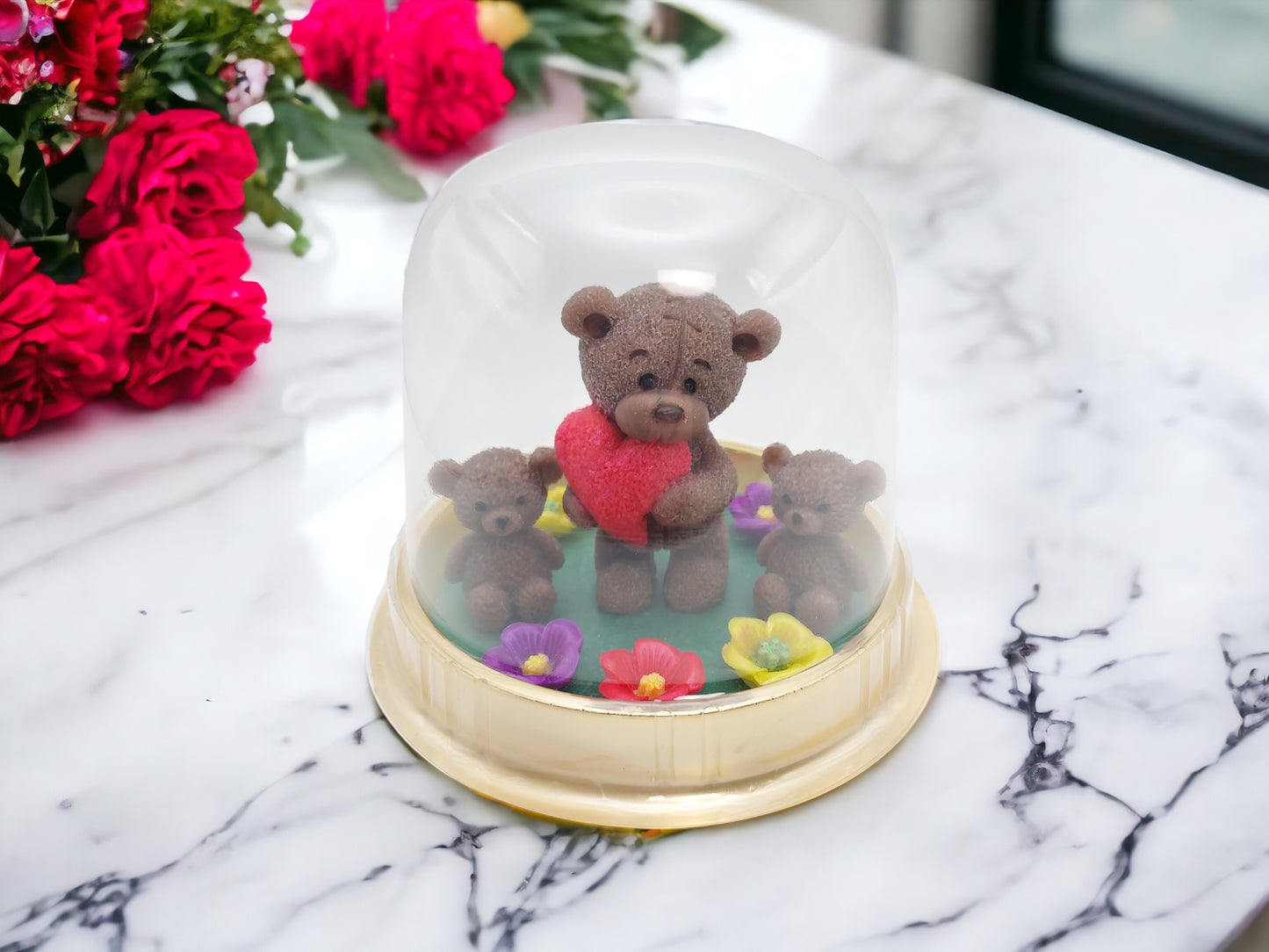 Personalized Soap Bear Mom with Kids