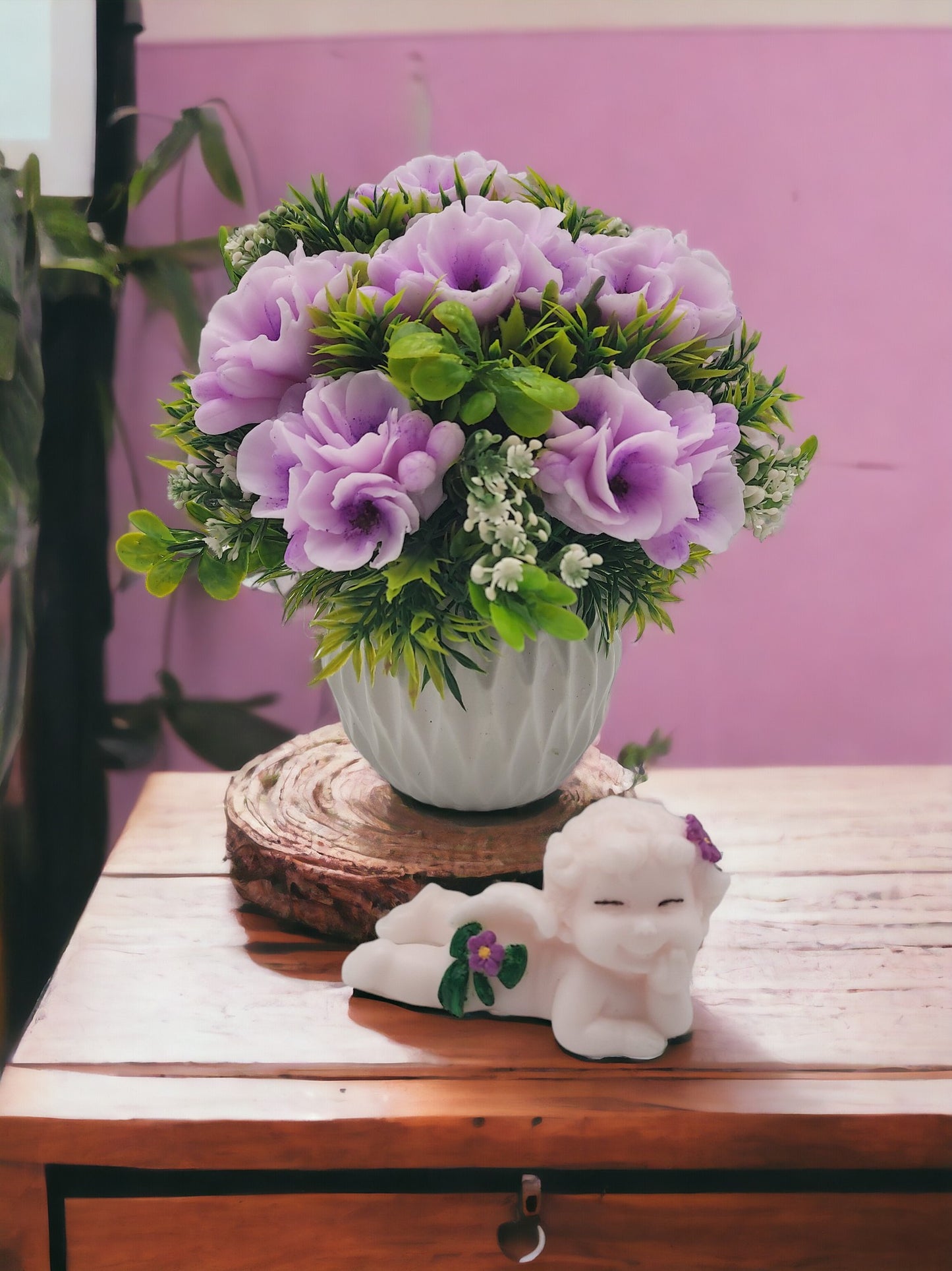 Heavenly Blooms Soap Bouquet with Angelic Touch