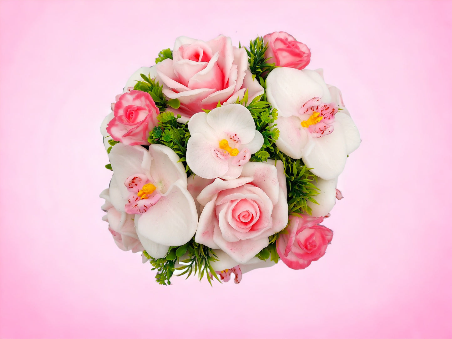 Baby Pink Soap Flowers Bouquet