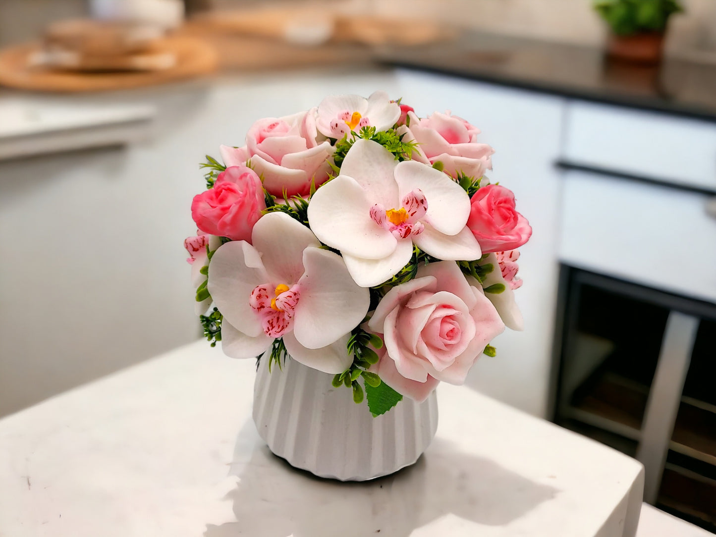 Baby Pink Soap Flowers Bouquet