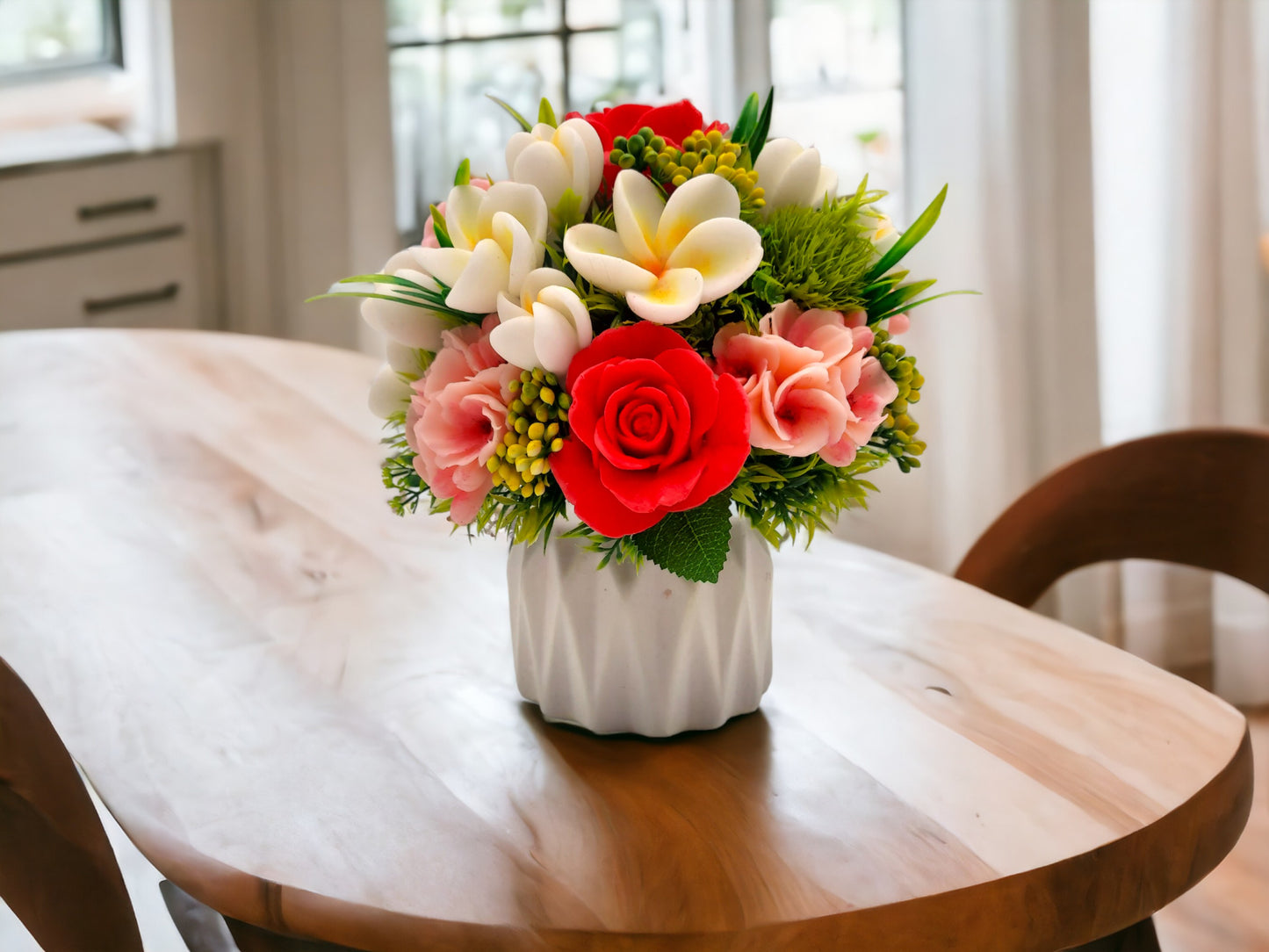 Roses and Magnolia Soap Bouquet