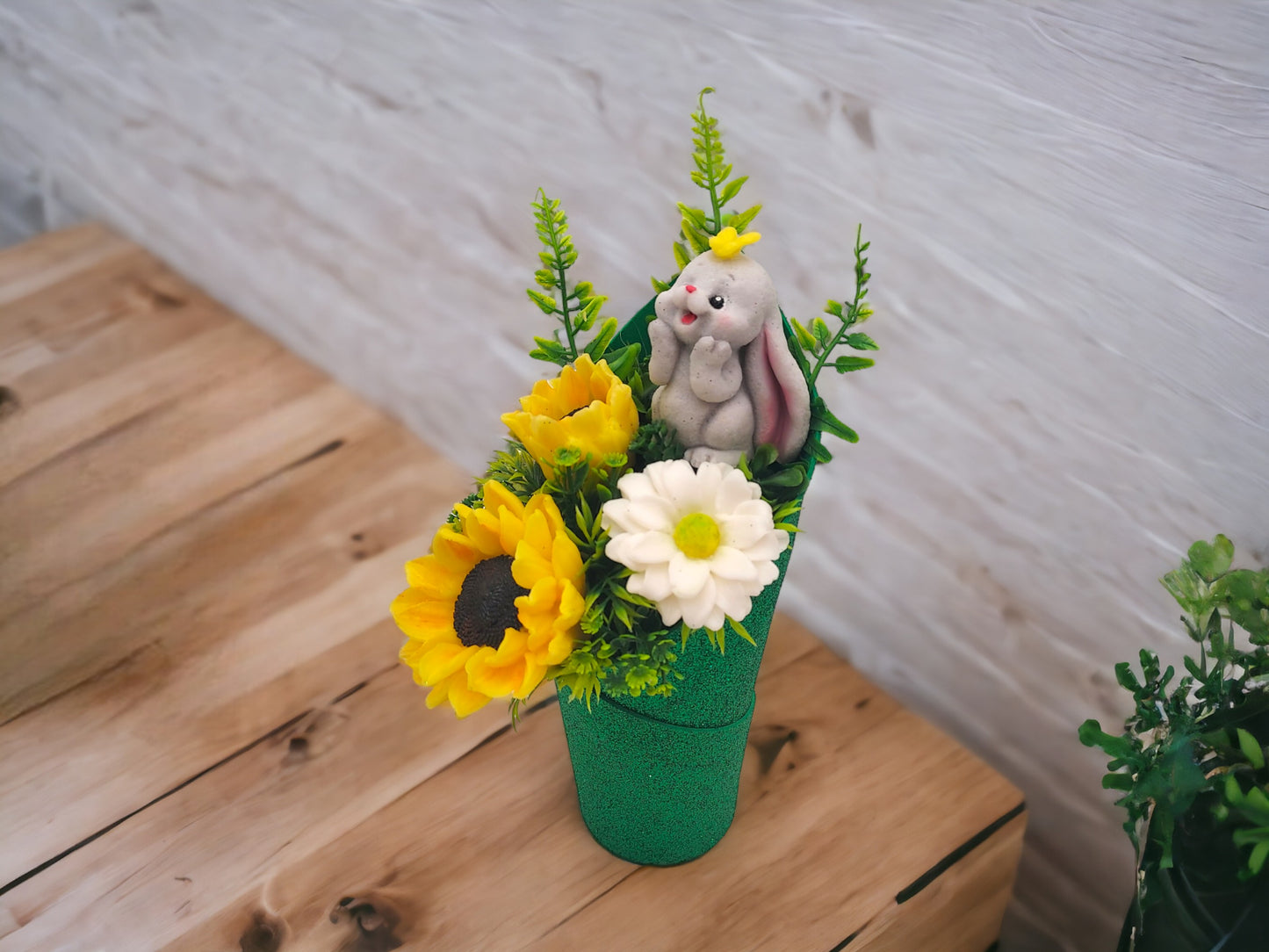 Soap Bunny Sunflowers Bouquet