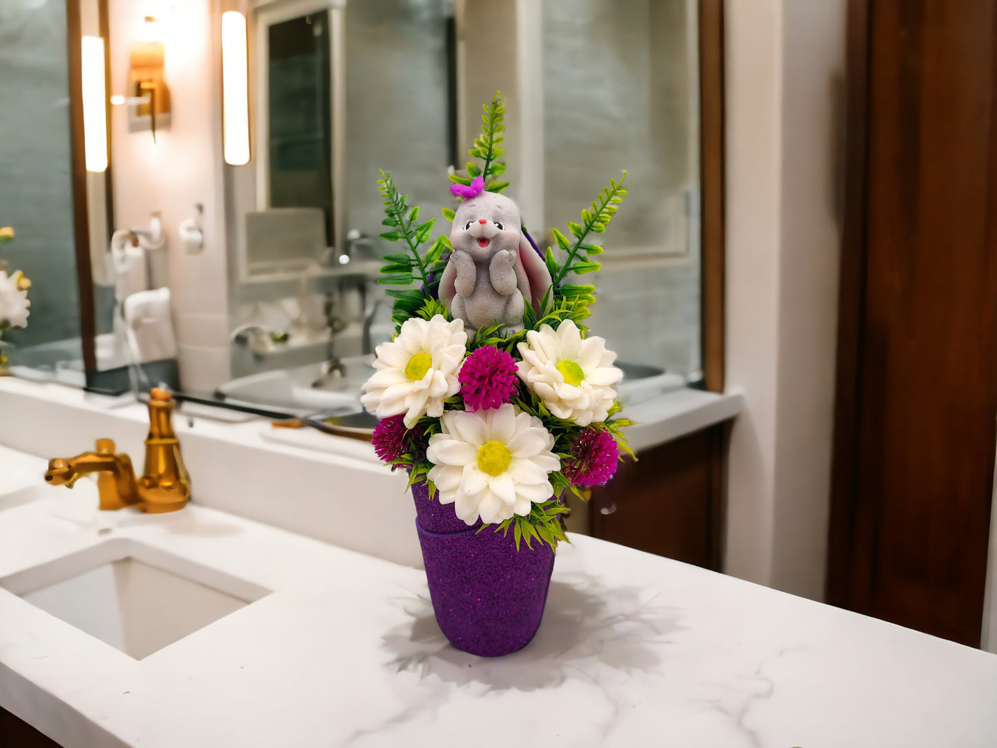 Soap Bunny Chamomile Bouquet