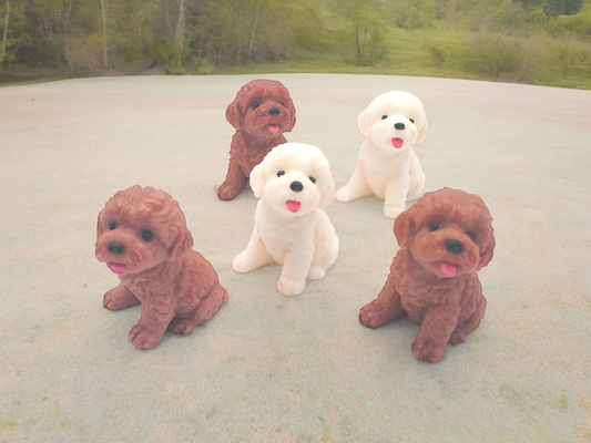 Adorable Poodle Puppy Soap