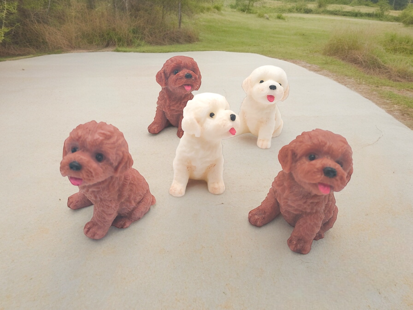 Adorable Poodle Puppy Soap