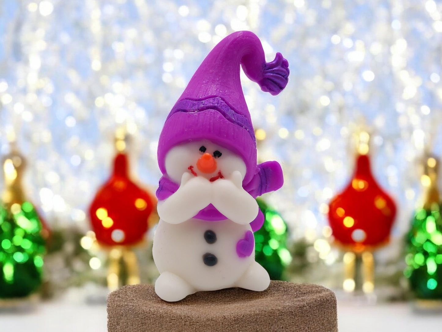 Festive Snowman Soap - Shea Butter Christmas Soap