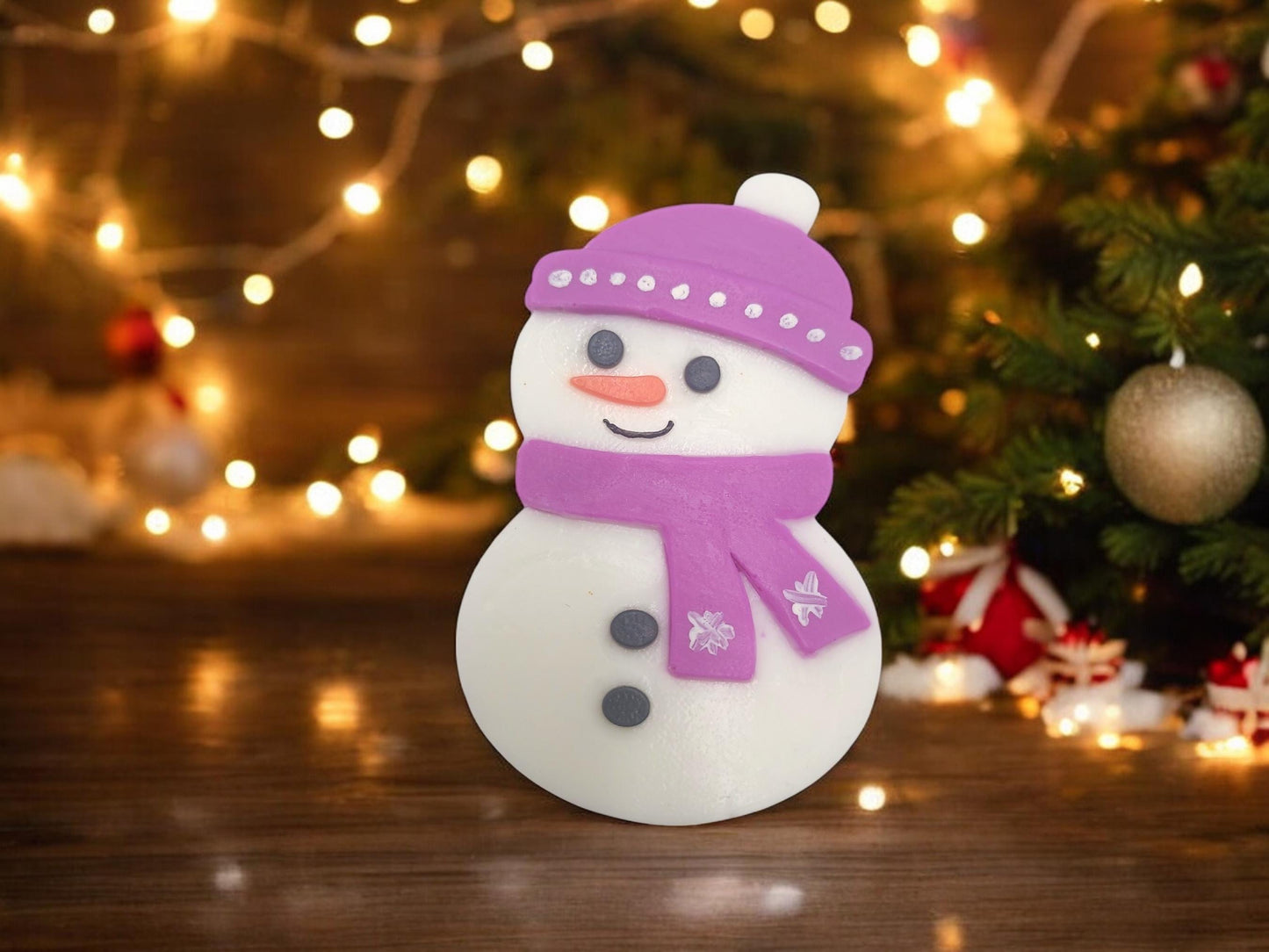 Snowman Christmas Soap  -  Moisturizing Soap