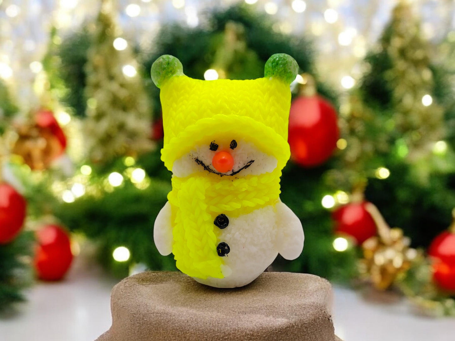 Holiday Snowman Soap - Festive Shea Butter Soap