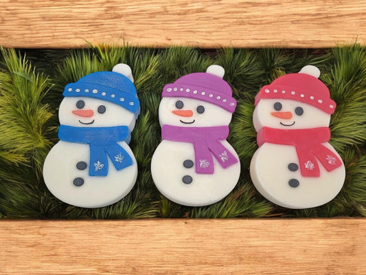 Snowman Christmas Soap  -  Moisturizing Soap