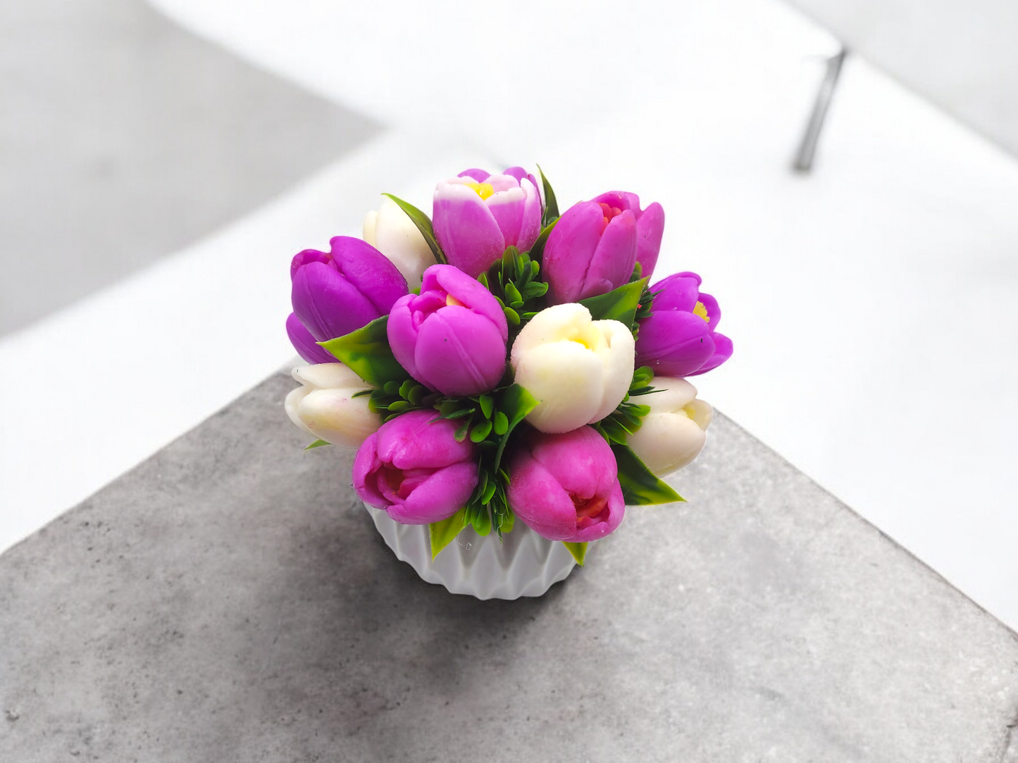 Tulip Flowers in Vase