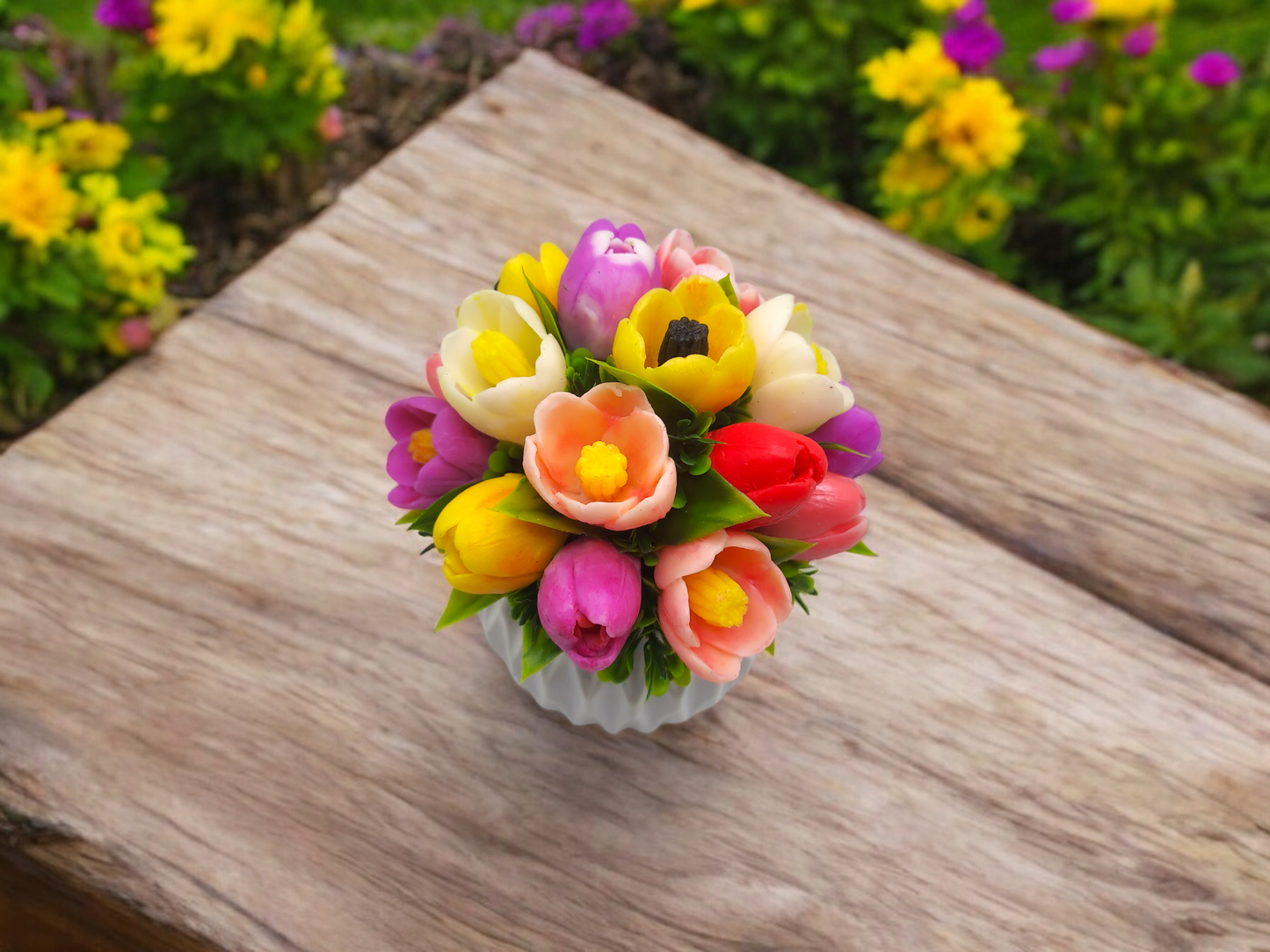 Tulip Flowers in Vase